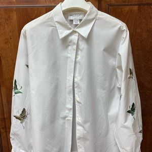 Ungaro Long-sleeved white button down